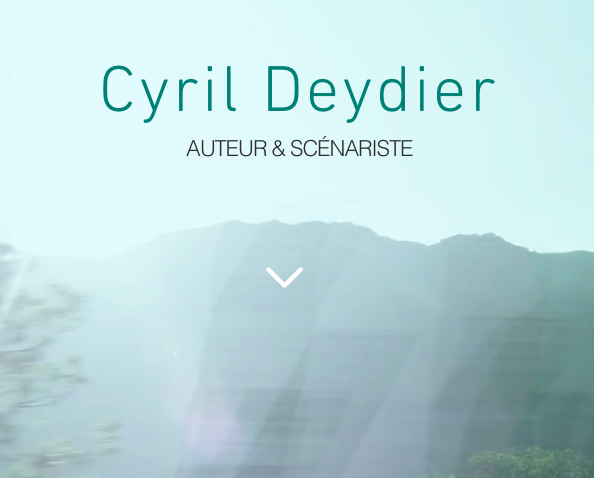 Cyril Deydier Auteur et Scénariste