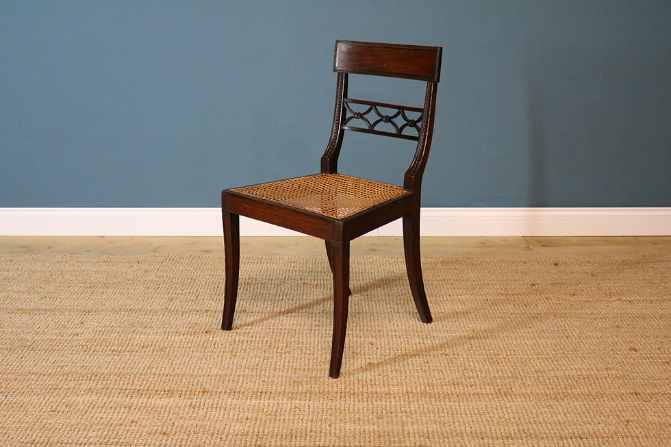 Thumbnail: set of ten Regency-style  chairs