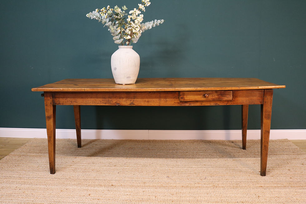 Thumbnail: FRENCH FRUITWOOD FARMHOUSE TABLE
