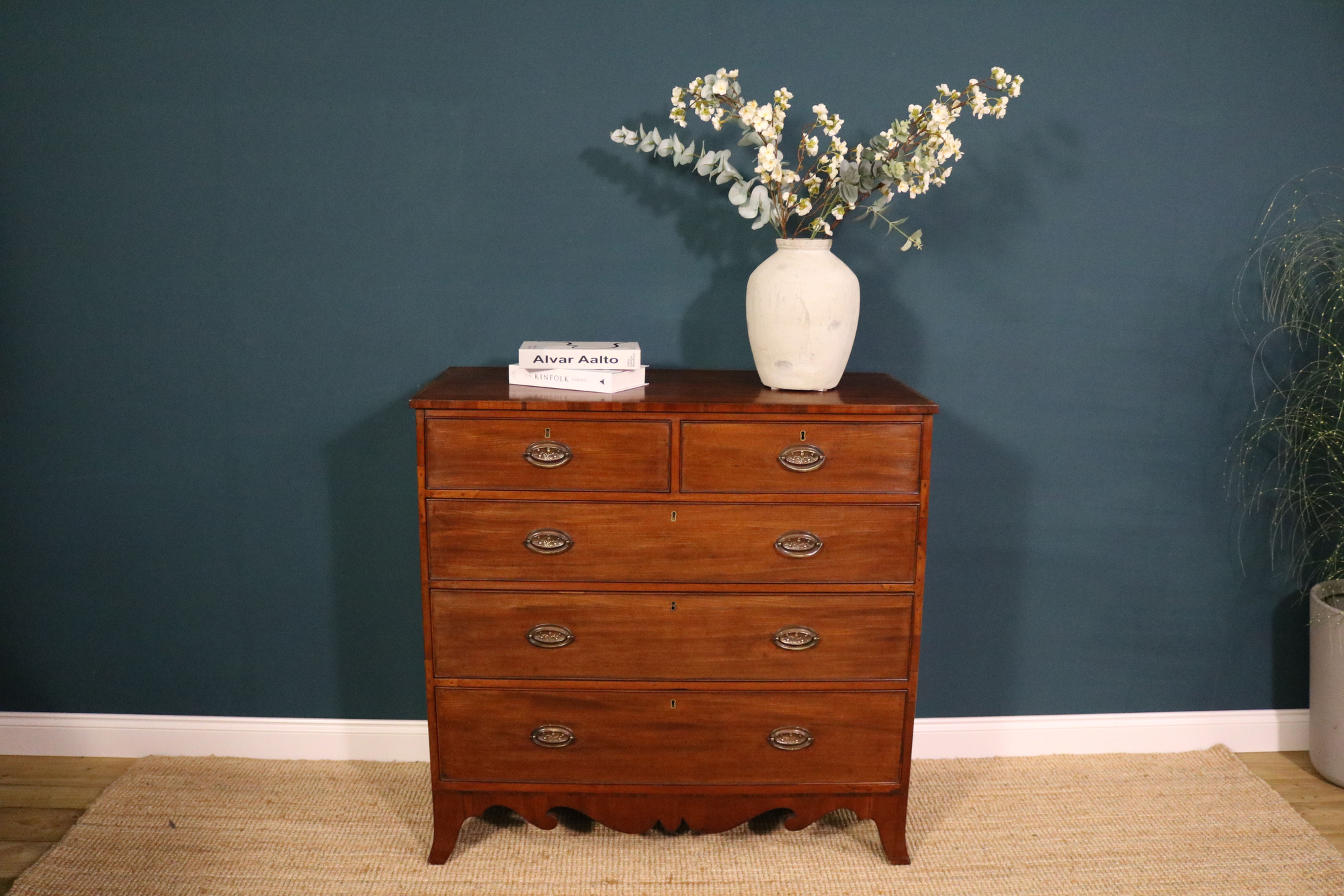 George III 19th-century Mahogany Chest of Drawers
