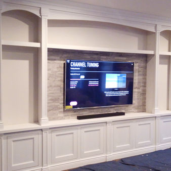 Built in Living room wall cabinets