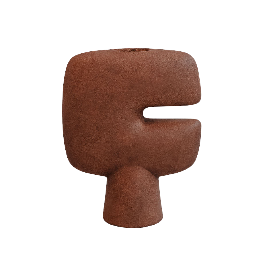 תמונה של אגרטל קרמיקה TT בצבע חמרה