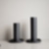Thumbnail: Wave Vase Narrow Black Vase in Two Sizes