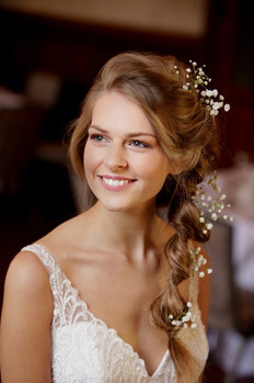 boho hair and makeup wedding styles