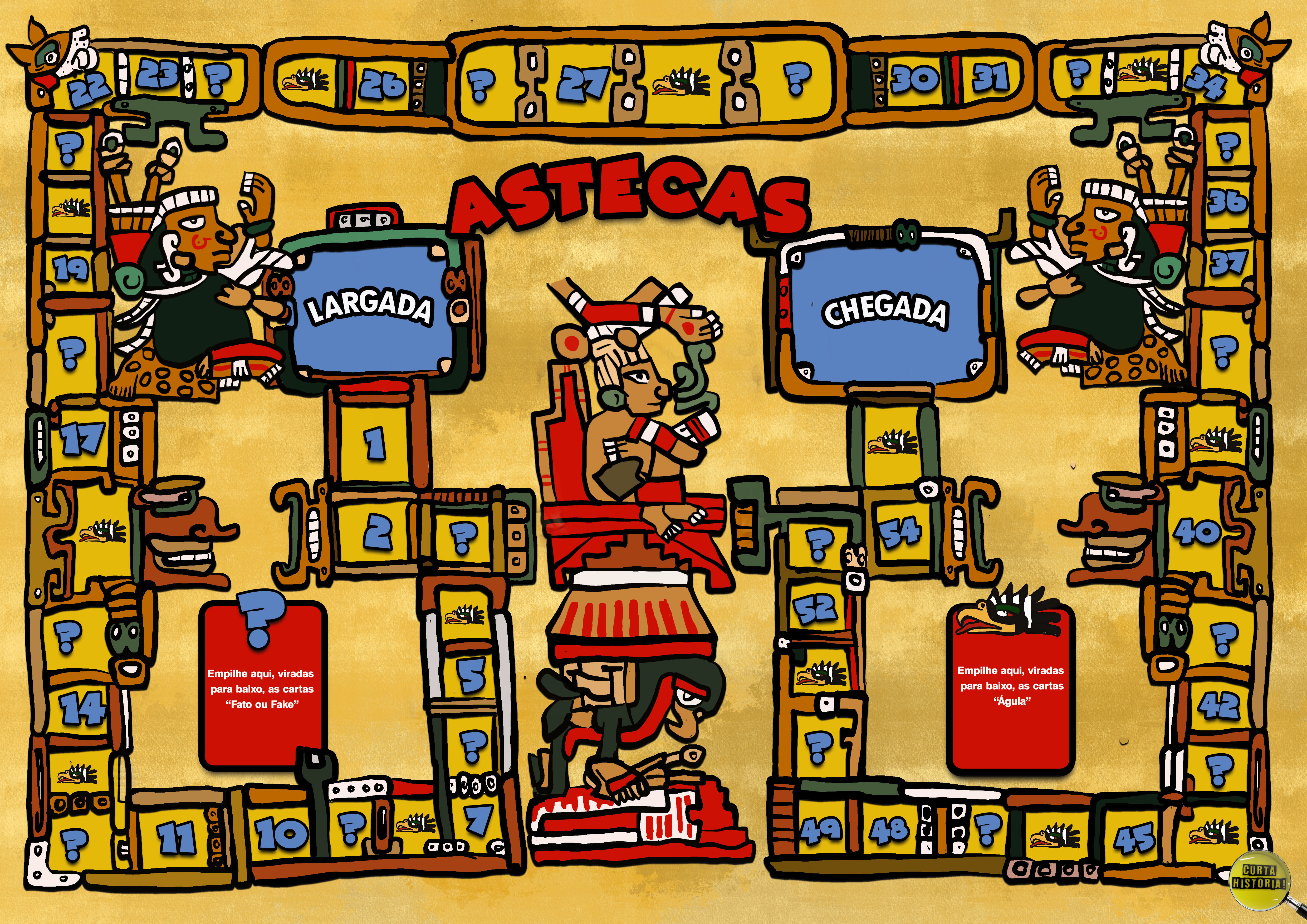 Jogo de Tabuleiro "Astecas" (em PDF para imprimir)
