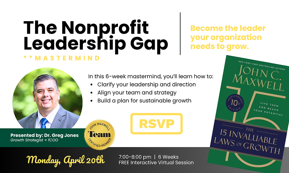 The Nonprofit Leadership Gap