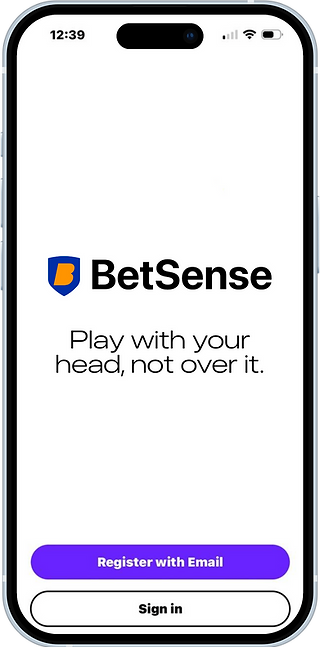 The BetSense app splash screen