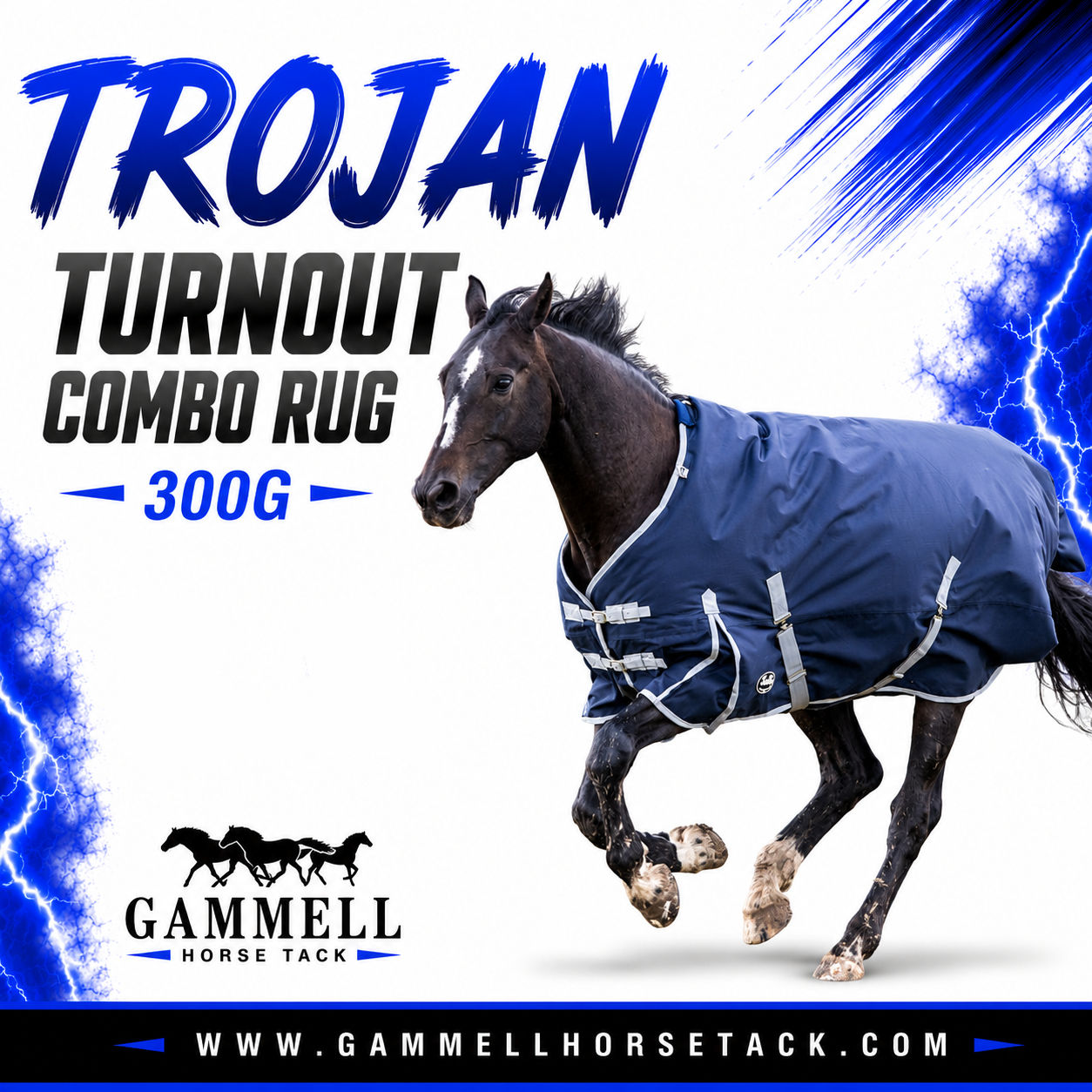 Trojan Turnout Rug (300g)