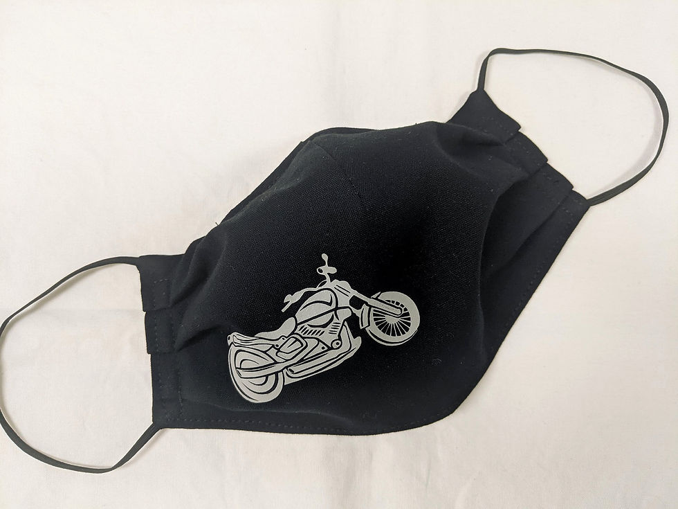 Thumbnail: Silver Motorcycle Face mask