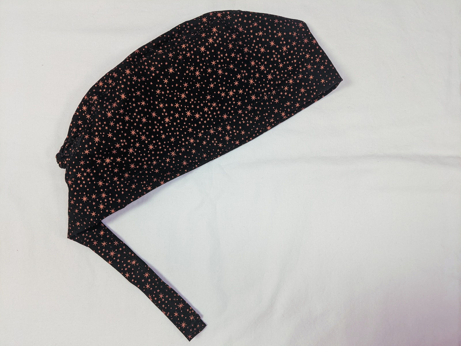 Rose Gold Star Print Scrub cap