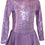 Thumbnail: Pinky Mauve Sequin skating dress