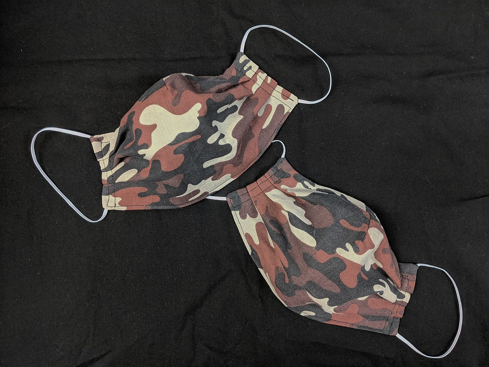 Thumbnail: Brown Camouflage Face mask
