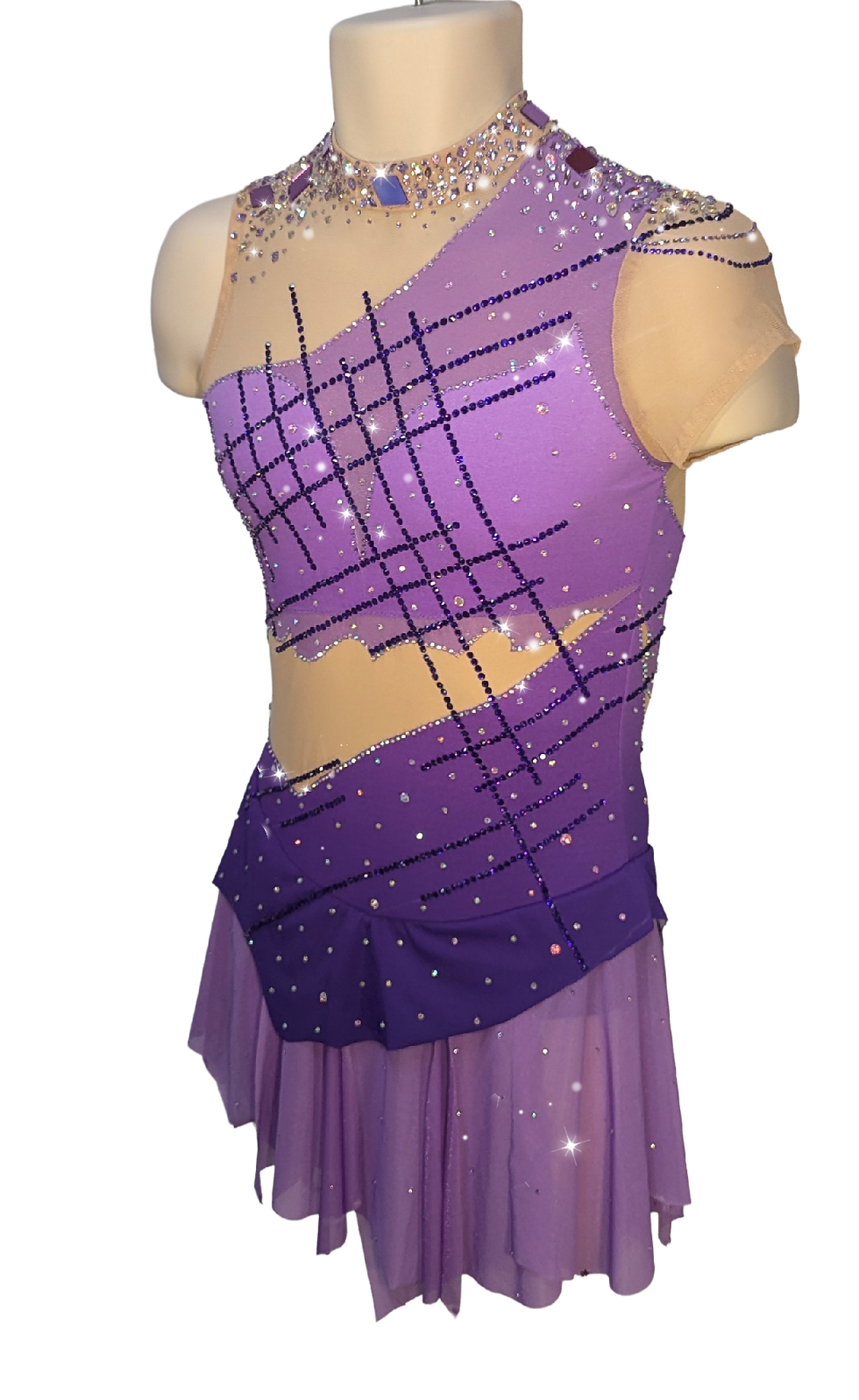 Thumbnail: Purple Ombre Skating dress
