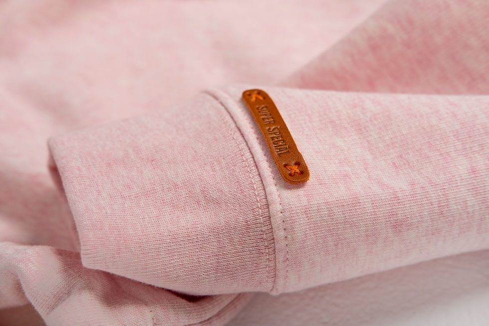 Thumbnail: CROPPED LOVE PINK HOODIE