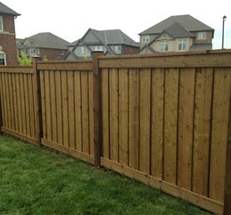 Example of fence we build