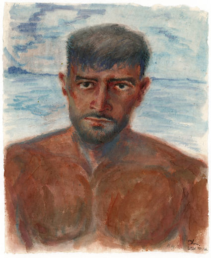 Phi Phi Island, portrait of a Sun Kissed Stranger on .jpg