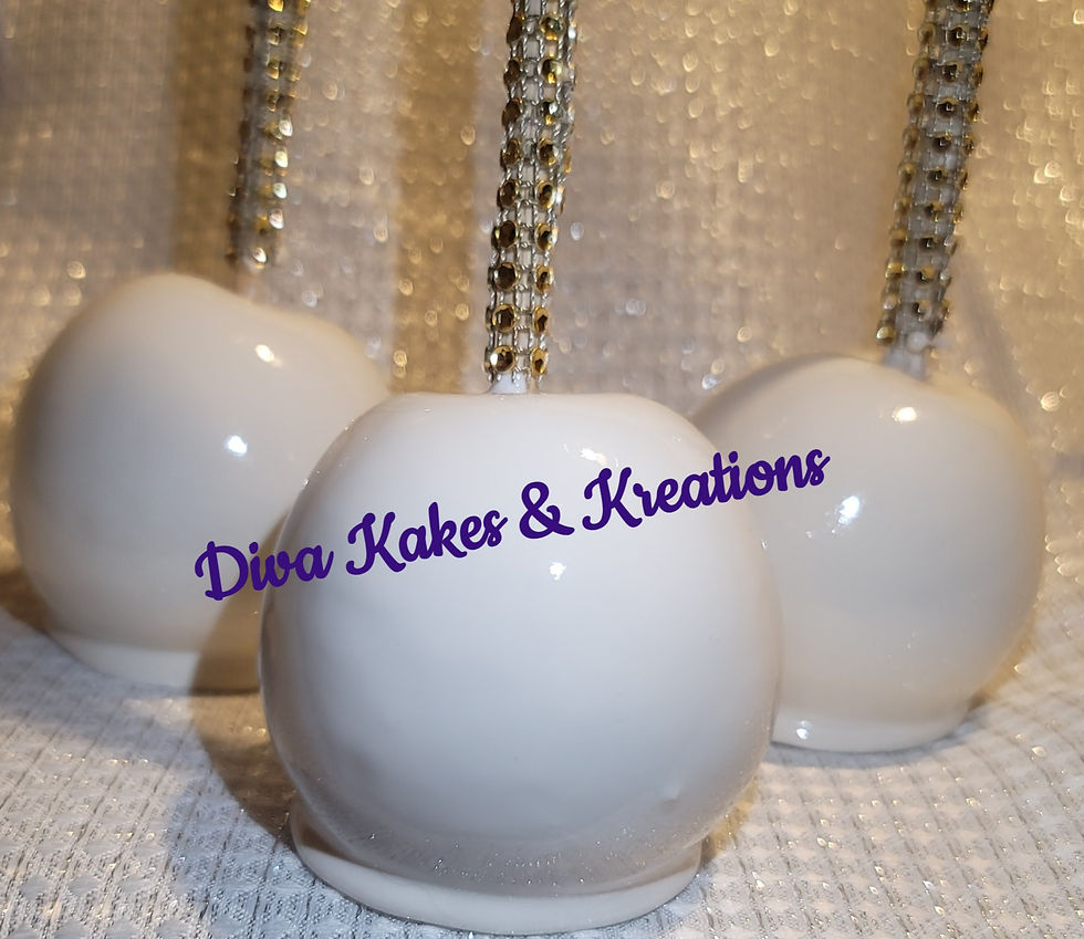 White Coconut Flavored Kandy Apples