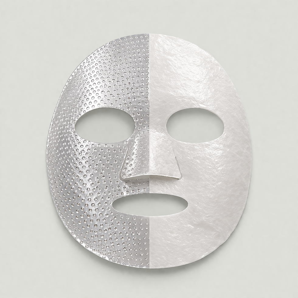 Side by side graphic of ExoLUX vs CelluLUX masks