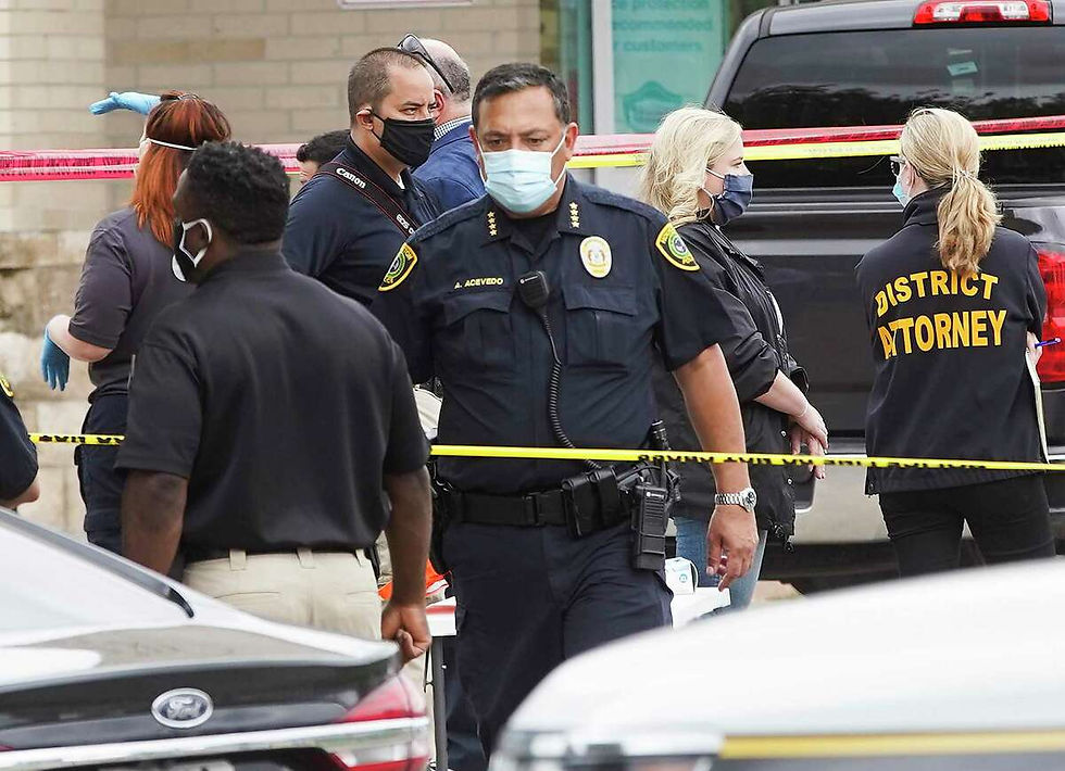 Evidence taken and DA on the scene after police shooting