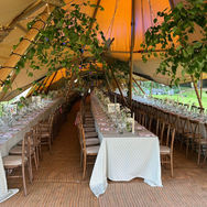 Tipi and Marquee Hire for a Private Home Wedding - July 2025