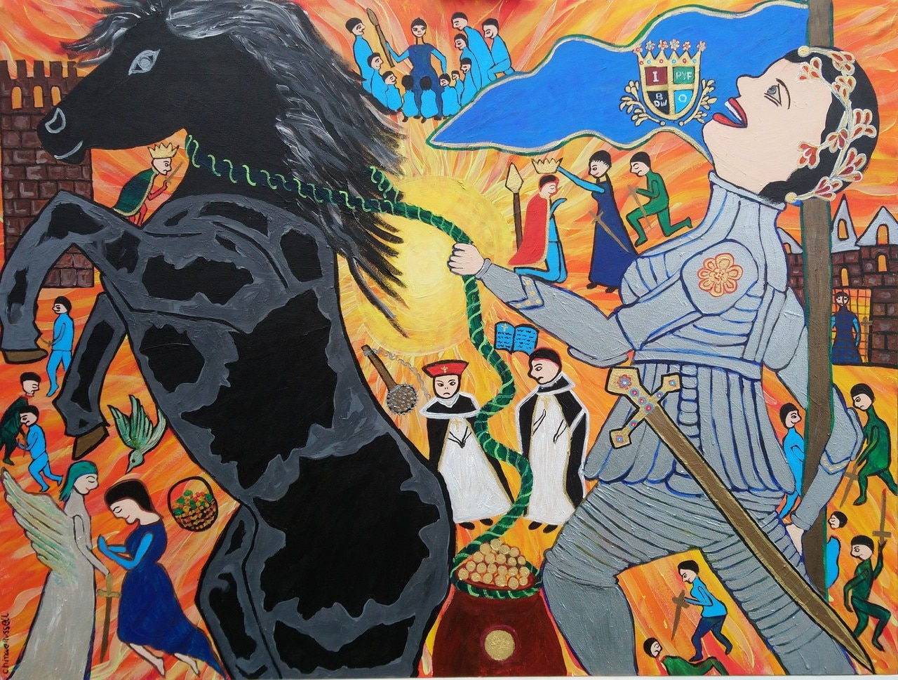 Conquest of Doncaster (jo Miller) - Acrylic on Canvas 122x91cm