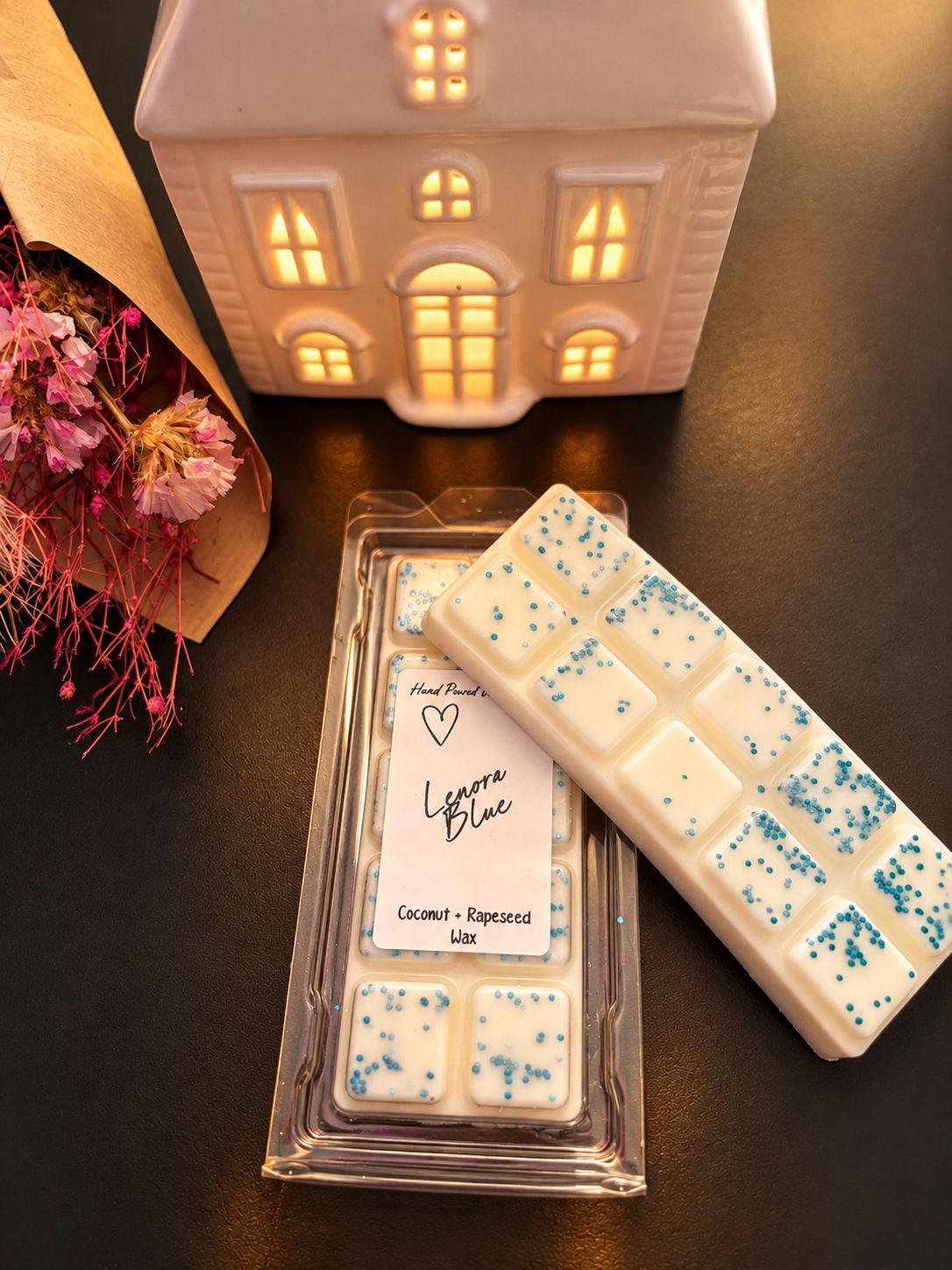 Lenora Blue Wax Melt