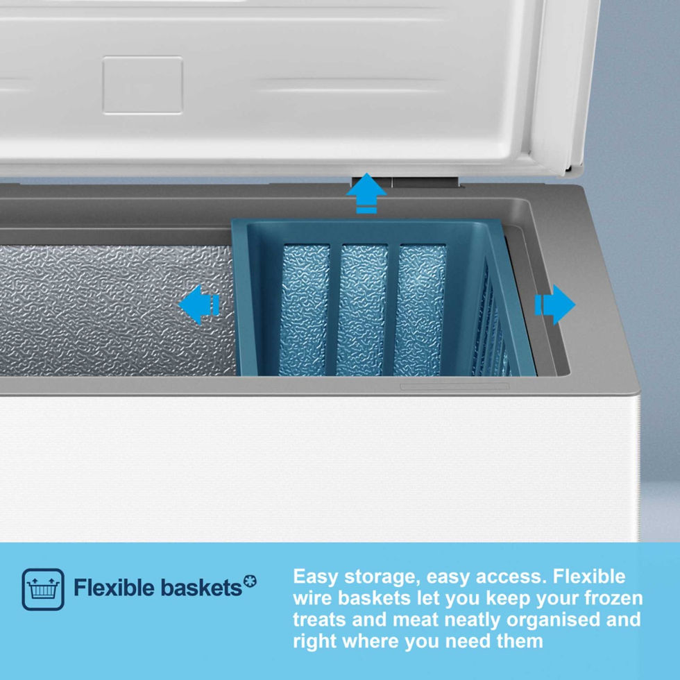 Thumbnail: Fridgemaster MCF100E 97L Chest Freezer – White