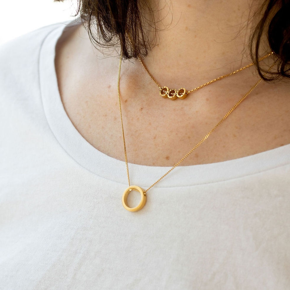 Miniature : Louise: collier double