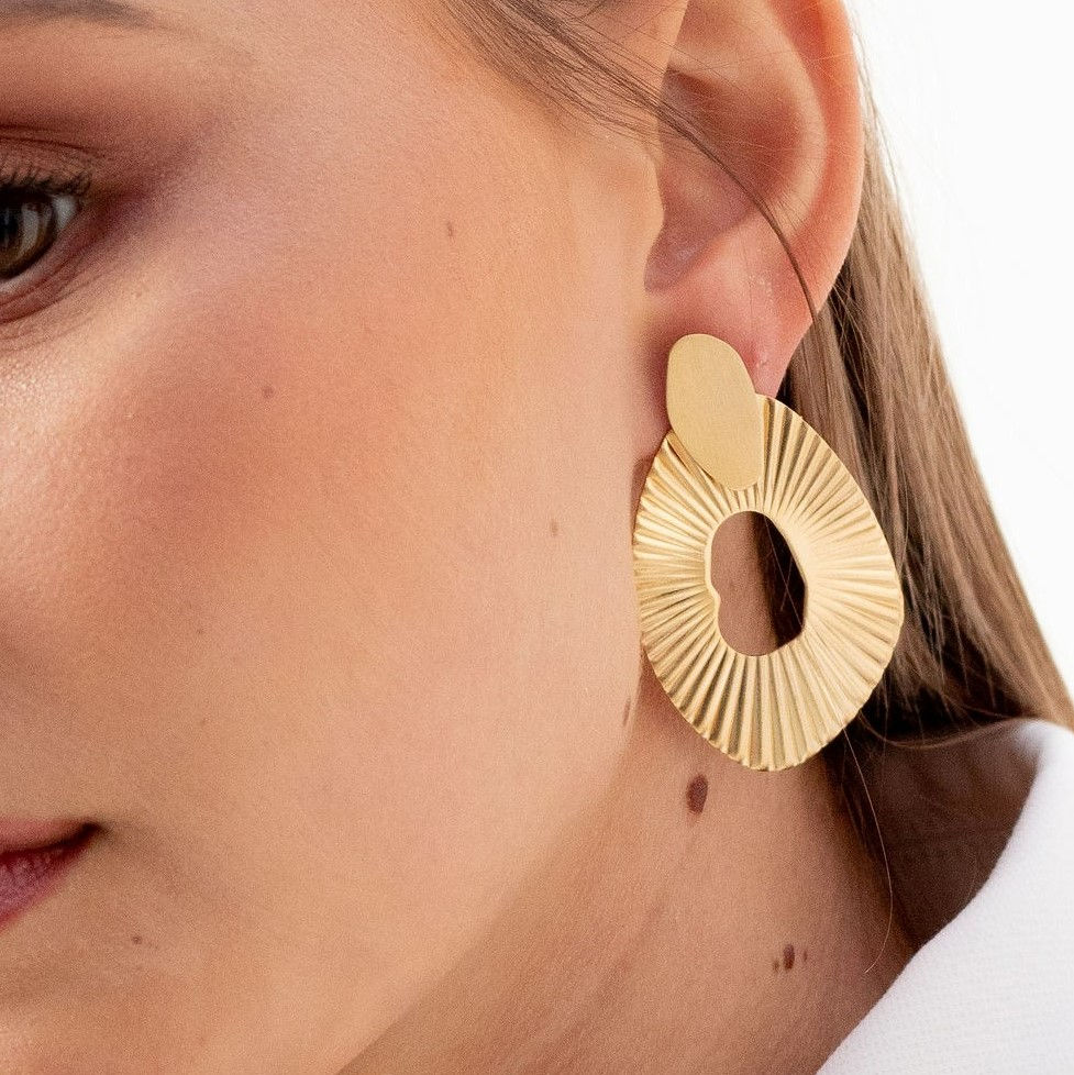 Thumbnail: Surya: Modular earrings + Necklace