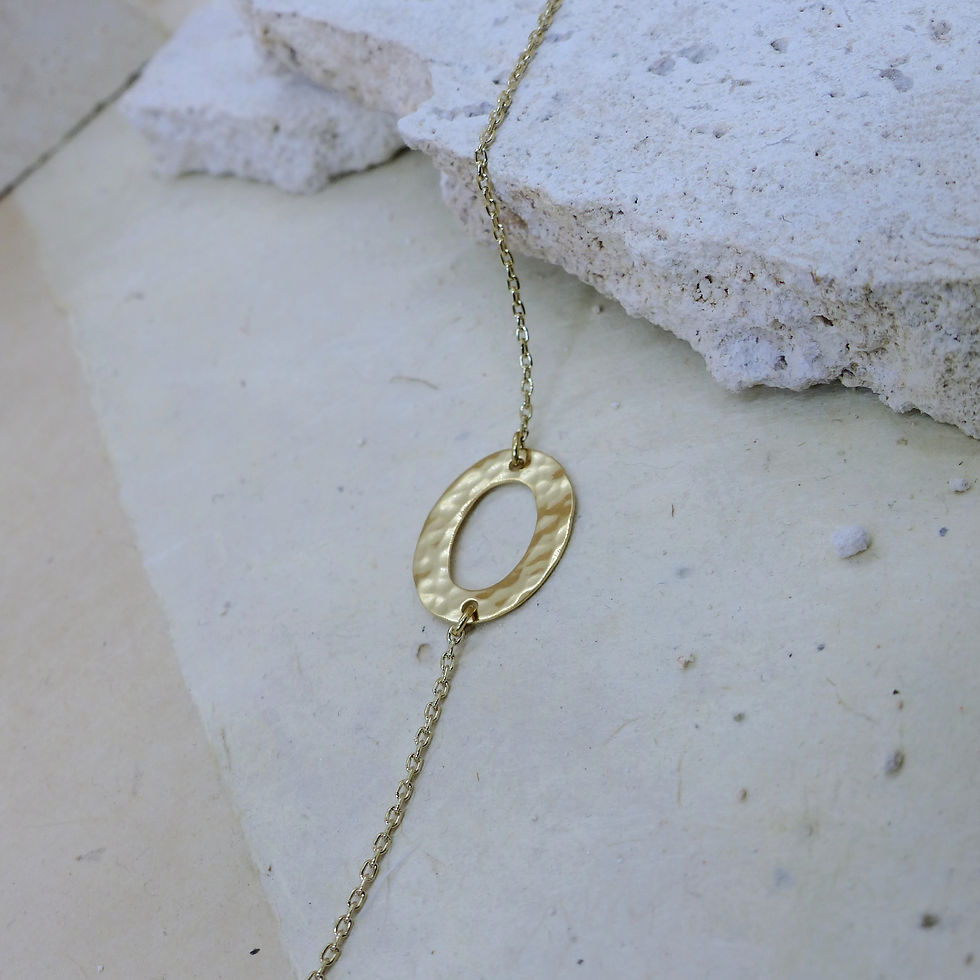 Miniature : Calista: bracelet triple ou collier (plaqué or)
