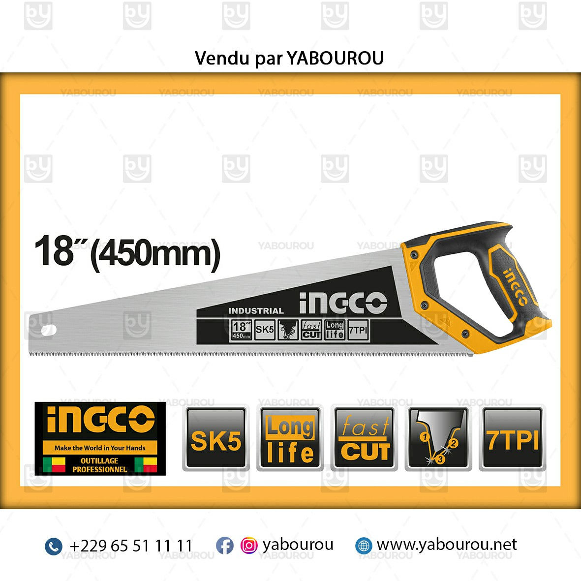 SCIE A BOIS SK5 18"-450MM HHAS28450