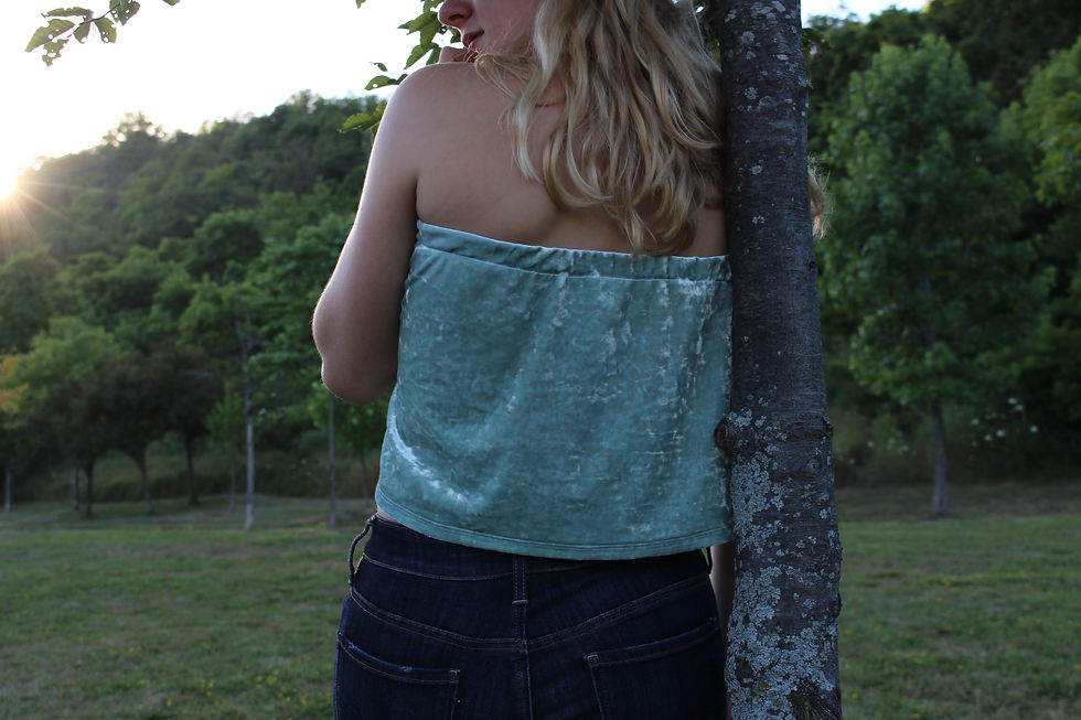 Thumbnail: Velvet Flowy Crop