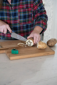 Potato Stamp Gift Wrap