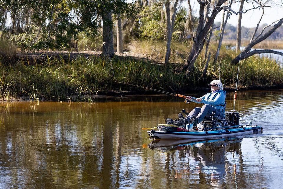 kayak fishing