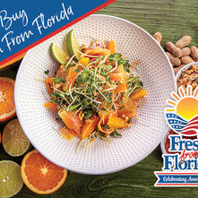 Florida Peanut, Papaya and Citrus Salad
