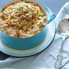 Crunchy White Cheddar Mac and Cheese