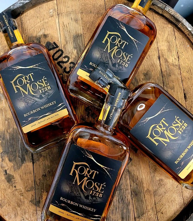 Victor Harvey, founder of Victor George Spirits, stands at the site of Fort Mose in St. Augustine. This National Historic Landmark is the inspiration for the name of his company's bourbon whiskey. Photos courtesy of Victor George Spirits.