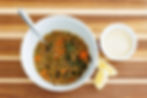 Lemon Lentil Stew with Greens recipe