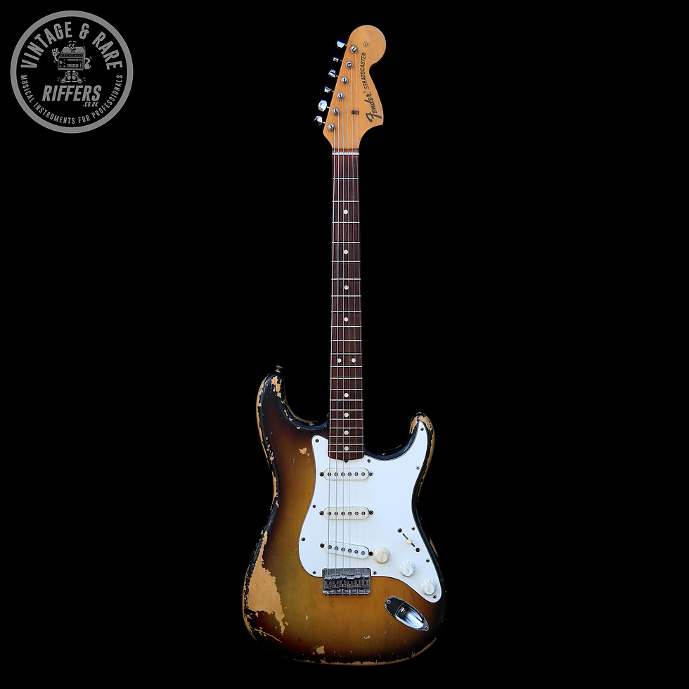 Thumbnail: 1971 Hardtail Fender Stratocaster, Shaded Sunburst