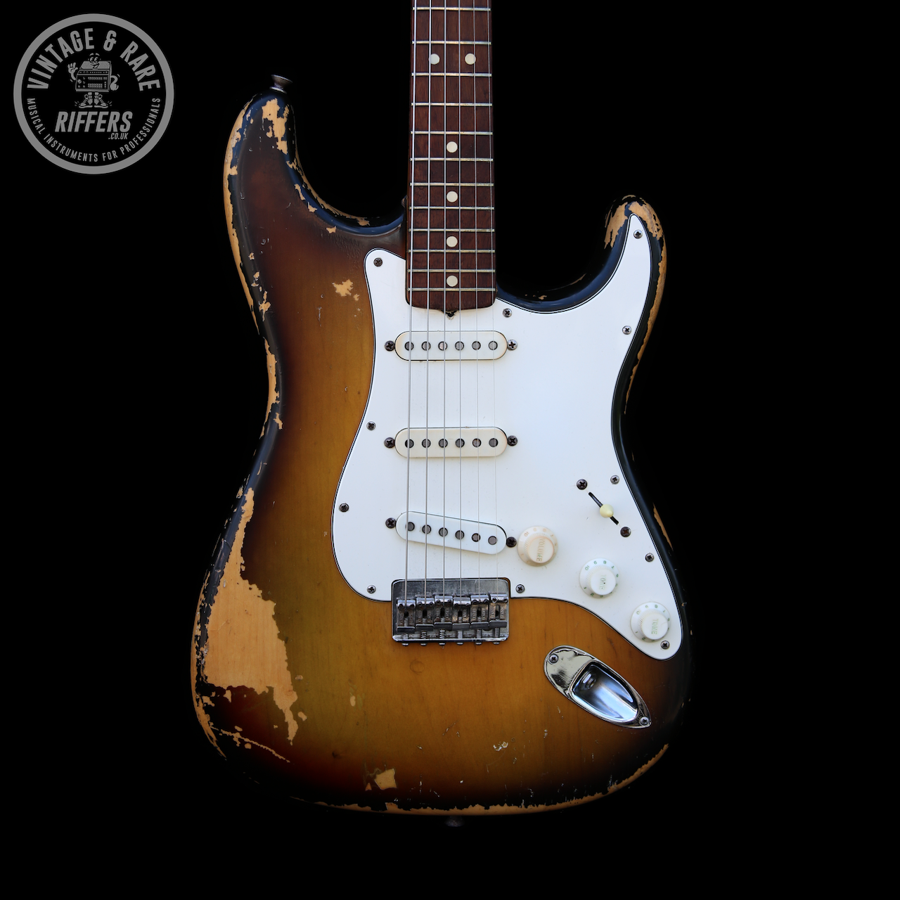 1971 Hardtail Fender Stratocaster, Shaded Sunburst