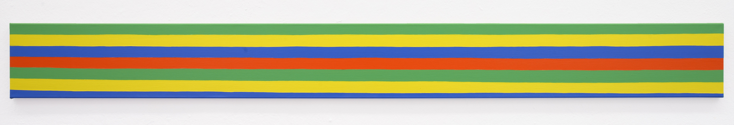 27, Oil on linen, 23 x 220 x 1.8 cm
