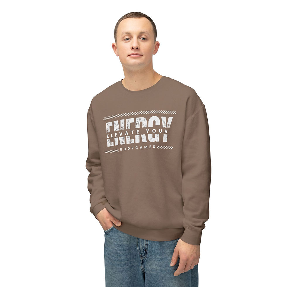 Thumbnail: Elevate Your Energy Lightweight Crewneck- Unisex