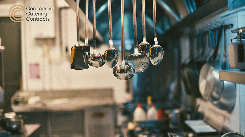A commercial kitchen