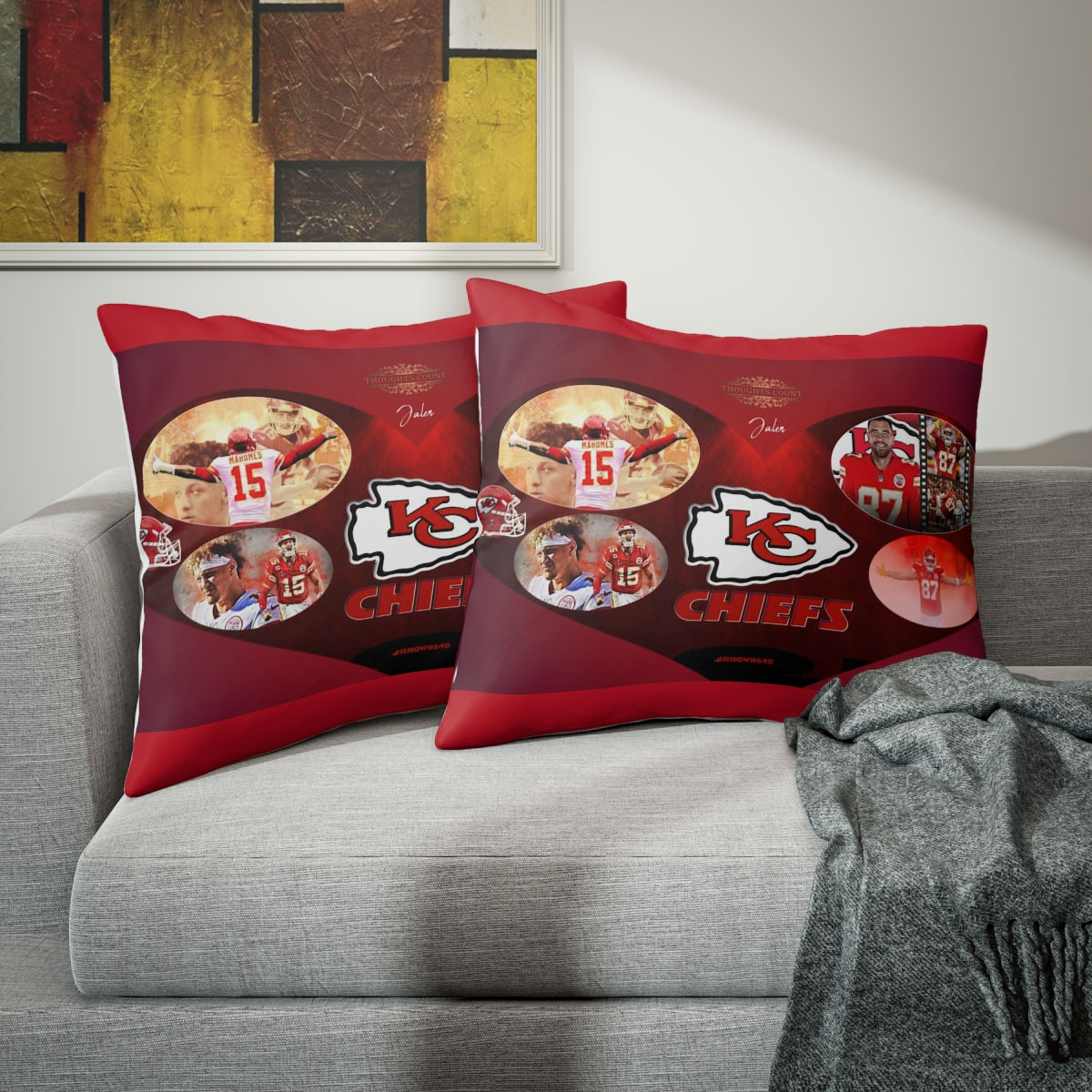 Kansas City Cheifs Pillow Case