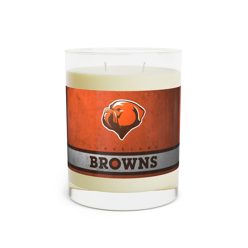 Thumbnail: Clevland Browns Scented Candle - Full Glass, 11oz
