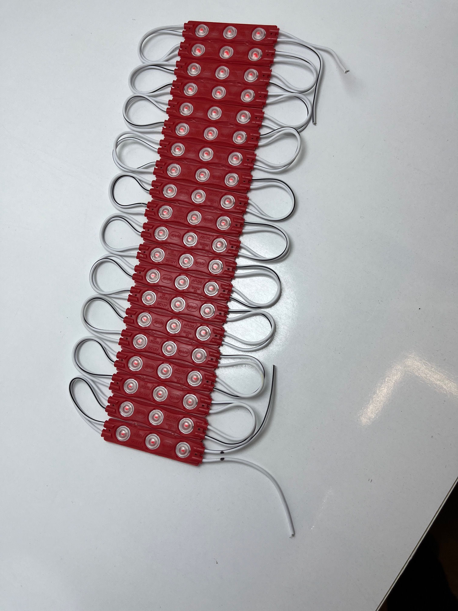 12 Volt 1,5 Watt 3 lü Lensli Modül Led Reklamcı Modülü