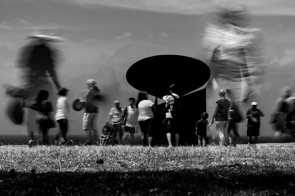 Long exposure - Bondi, Sculpture