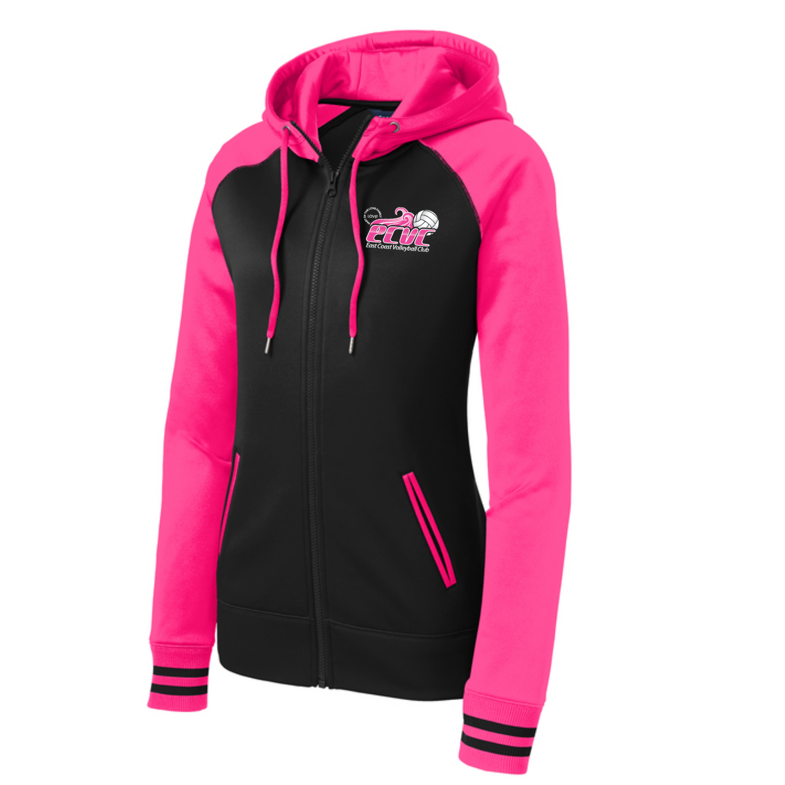 LST 236 Sport-Tek® Women's Sport-Wick® Varsity Fleece Full-Zip Hooded Jacket