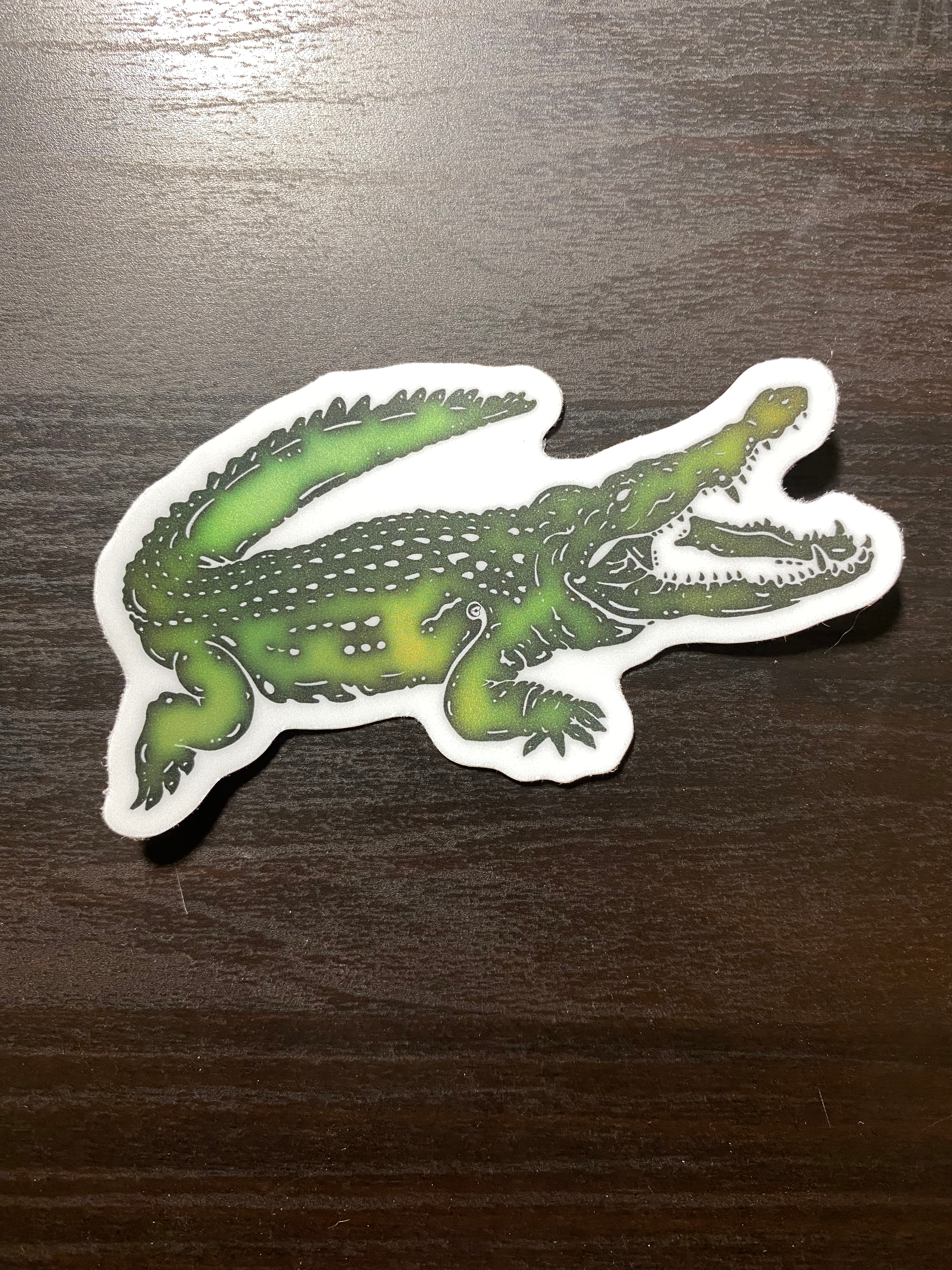 Vapor Wave Saltwater Croc Sticker