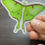 Thumbnail: Luna Moth Vaporwave Sticker